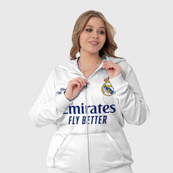Женский 3D-костюм REAL MADRID, домашняя 2021, цвет: 3D-белый — фото 2