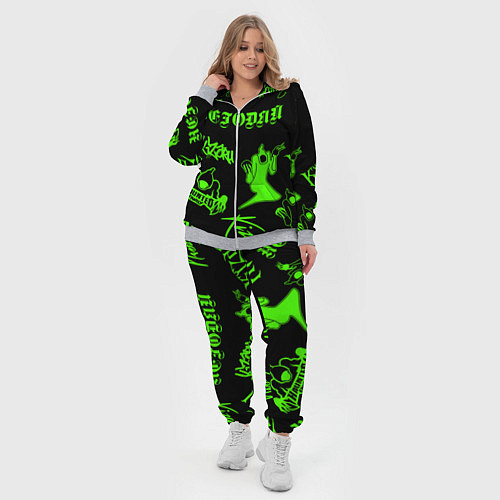 Женский костюм KIZARU HAUNTED FAMILY / 3D-Меланж – фото 4