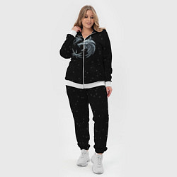 Женский 3D-костюм Ведьмак Зима, цвет: 3D-белый — фото 2