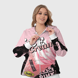 Женский 3D-костюм BLACKPINK ICE CREAM, цвет: 3D-белый — фото 2