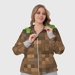 Женский 3D-костюм Minecraft камуфляж, цвет: 3D-меланж — фото 2