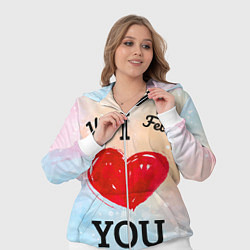 Женский 3D-костюм Love you I, цвет: 3D-белый — фото 2