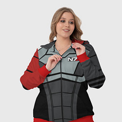 Женский 3D-костюм КОСТЮМ N7 MASS EFFECT N7 М, цвет: 3D-красный — фото 2