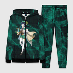 Женский 3D-костюм Genshin Impact - Venti, цвет: 3D-черный