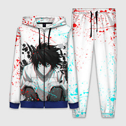 Женский 3D-костюм DEATH NOTE ТЕТРАДЬ СМЕРТИ, цвет: 3D-синий