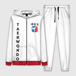 Женский 3D-костюм Тхэквондо Taekwondo, цвет: 3D-красный