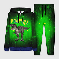 Женский 3D-костюм Roarrr! Динозавр T-rex, цвет: 3D-синий