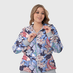 Женский 3D-костюм Карпы КОИ и цветки Лотоса, цвет: 3D-меланж — фото 2