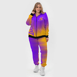Женский 3D-костюм LOS ANGELES LAKERS ЛЕЙКЕРС, цвет: 3D-черный — фото 2