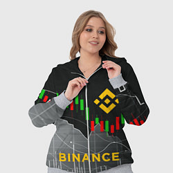 Женский 3D-костюм BINANCE БИНАНС ГРАФИК, цвет: 3D-меланж — фото 2