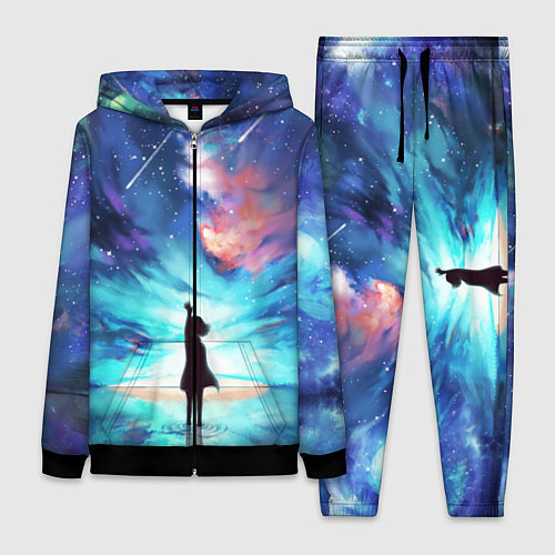 Женский костюм Дотянуться до космоса / 3D-Черный – фото 1