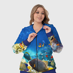 Женский 3D-костюм Морской мир, цвет: 3D-синий — фото 2