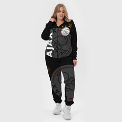 Женский 3D-костюм FC AJAX AMSTERDAM ФК АЯКС, цвет: 3D-черный — фото 2