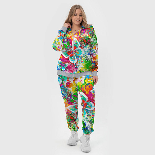 Женский костюм ЯРКИЕ КРАСКИ / 3D-Меланж – фото 4