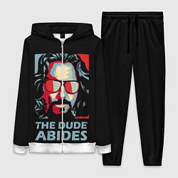 Женский 3D-костюм The Dude Abides Лебовски, цвет: 3D-белый