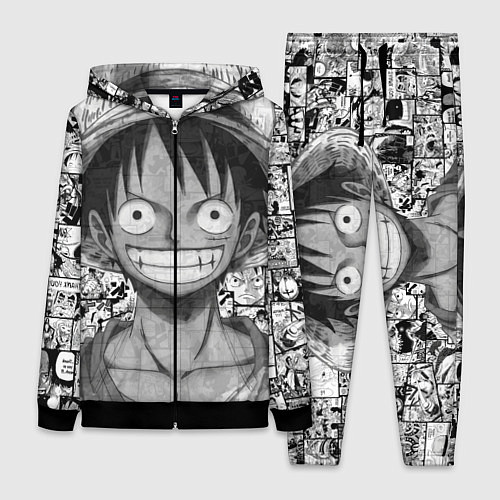 Женский костюм Луфи улыбается one piece / 3D-Черный – фото 1