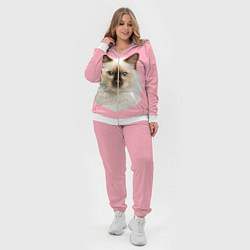 Женский 3D-костюм Пушистый кот, цвет: 3D-белый — фото 2
