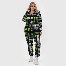 Женский 3D-костюм YAMAHA X MONSTER SPORT, цвет: 3D-черный — фото 2