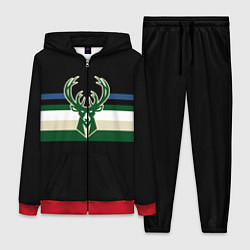 Женский 3D-костюм Milwaukee Bucks форма Statement Edition, цвет: 3D-красный