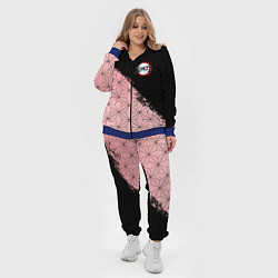 Женский 3D-костюм КОСТЮМ НЕЗУКО КЛИНОК РАССЕКАЮЩИЙ ДЕМОНОВ, цвет: 3D-синий — фото 2