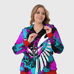 Женский 3D-костюм FREE FIRE NEON, цвет: 3D-красный — фото 2