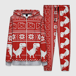 Женский 3D-костюм Новогодний гугл, цвет: 3D-меланж