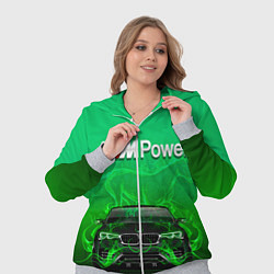 Женский 3D-костюм BMW GREEN STYLE, цвет: 3D-меланж — фото 2