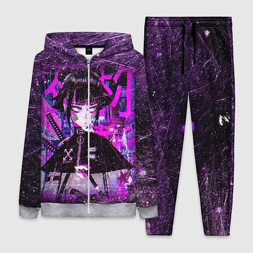 Женский костюм Cyberpunk Samurai Anime / 3D-Меланж – фото 1