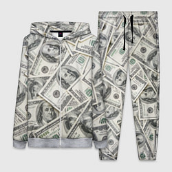 Женский 3D-костюм Dollars money, цвет: 3D-меланж