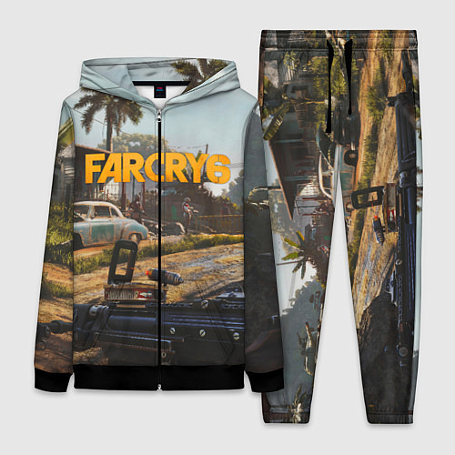 Женский костюм Far Cry 6 game art / 3D-Черный – фото 1