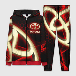 Женский 3D-костюм Тойота Toyota, цвет: 3D-красный