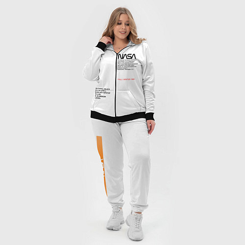 Женский костюм NASA БЕЛАЯ ФОРМА / 3D-Черный – фото 4