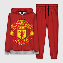 Женский 3D-костюм Manchester United F C, цвет: 3D-меланж