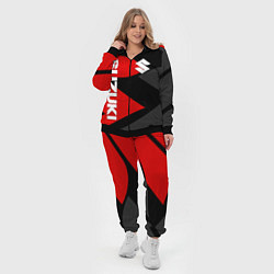 Женский 3D-костюм SUZUKI СУЗУКИ RED LOGO, цвет: 3D-черный — фото 2