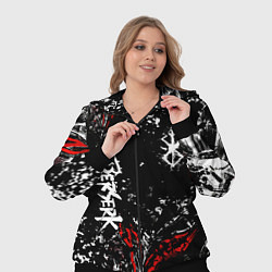 Женский 3D-костюм Берсерк Черная маска, цвет: 3D-черный — фото 2