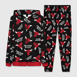 Женский костюм CHICAGO BULLS БЫКИ УЗОР