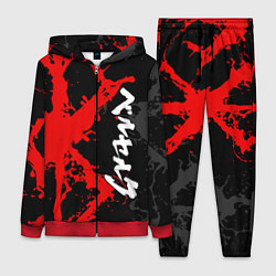Женский 3D-костюм БЕРСЕРК КРАСНОЕ КЛЕЙМО ИЕРОЛГИФЫ, цвет: 3D-красный