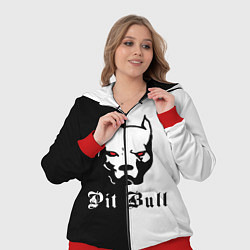 Женский 3D-костюм Pit Bull боец, цвет: 3D-красный — фото 2