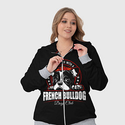 Женский 3D-костюм Французский Бульдог French Bulldog, цвет: 3D-меланж — фото 2