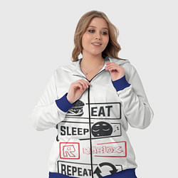 Женский 3D-костюм Roblox repeat, цвет: 3D-синий — фото 2