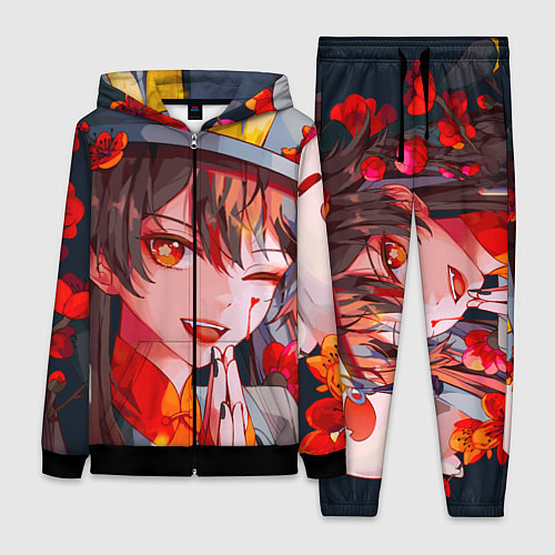 Женский костюм Ху тао ухмыляется тебе genshin impact / 3D-Черный – фото 1