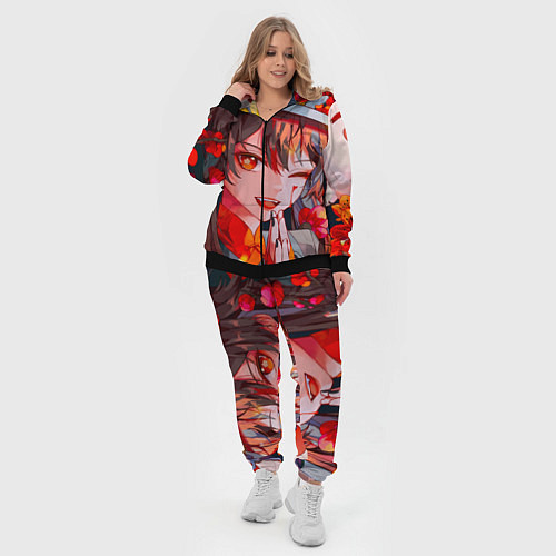 Женский костюм Ху тао ухмыляется тебе genshin impact / 3D-Черный – фото 4