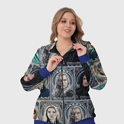 Женский 3D-костюм Ведьмак Сезон 2 Коллаж, цвет: 3D-синий — фото 2