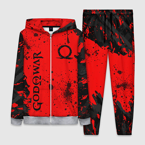 Женский костюм God of War Брызги крови / 3D-Меланж – фото 1