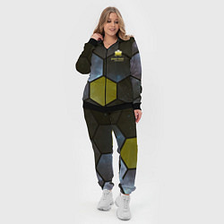 Женский 3D-костюм JWST space cell theme, цвет: 3D-черный — фото 2