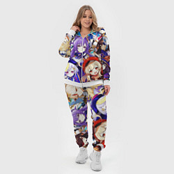 Женский 3D-костюм ГЕРОИ ИГРЫ GENSHIN IMPACT, цвет: 3D-белый — фото 2