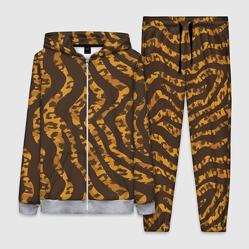 Женский костюм Шкура тигра леопарда гибрид / 3D-Меланж – фото 1