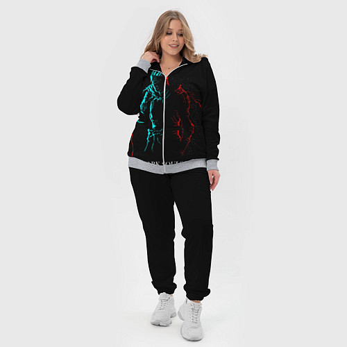 Женский костюм Dark Souls NEON Силуэт / 3D-Меланж – фото 4