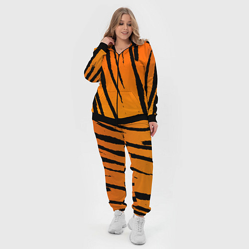 Женский костюм Шкура тигра диагональ / 3D-Черный – фото 4
