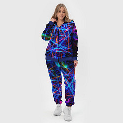 Женский 3D-костюм NEON LINES Glowing Lines Effect, цвет: 3D-синий — фото 2